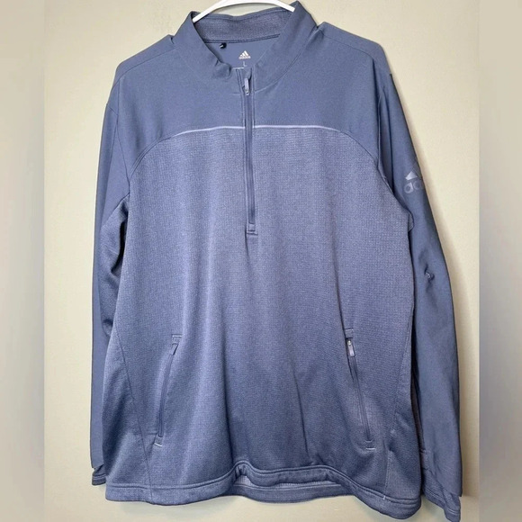 Adidas Men’s long Sleeve Golf Quarter Zip Large - Picture 1 of 6
